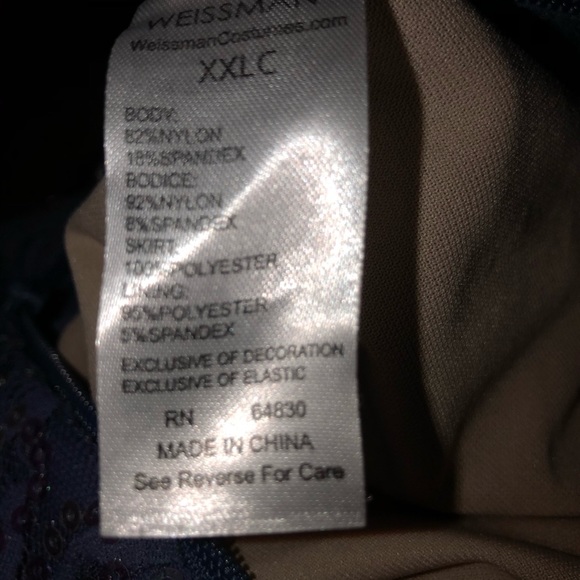 Weissman Lyrical Ballet Dance Costume Purple XXLC - Picture 5 of 10